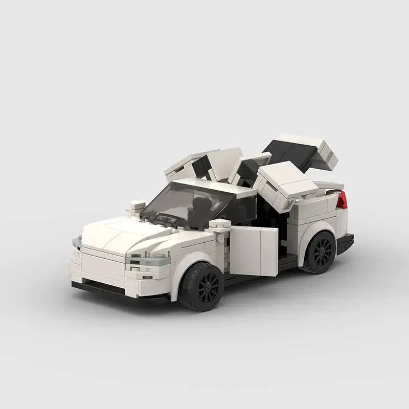 Technical Car Tesla Model 3 Model X Building Blocks