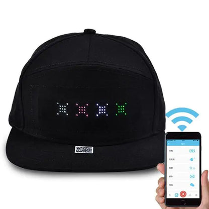 LED APP Controlled Baseball Cap