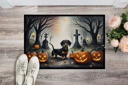 Dachshund Spooky Halloween Doormat