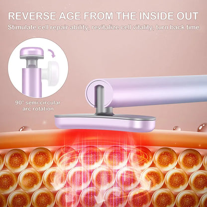 Face Massage Red Light Therapy Wand - MyGadgets411