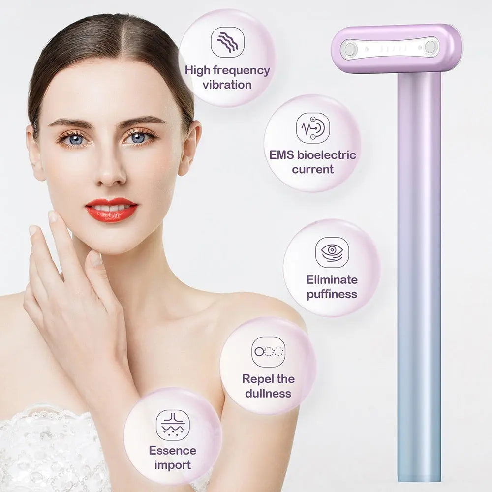 Face Massage Red Light Therapy Wand - MyGadgets411