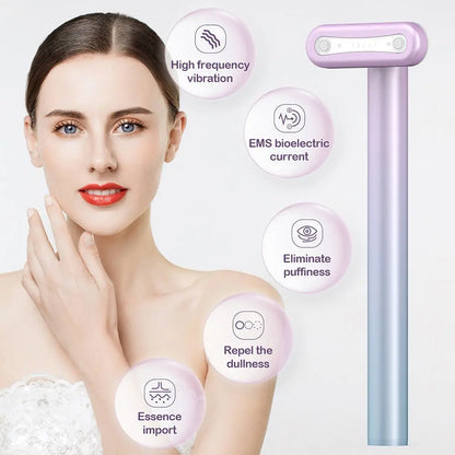 Face Massage Red Light Therapy Wand - MyGadgets411