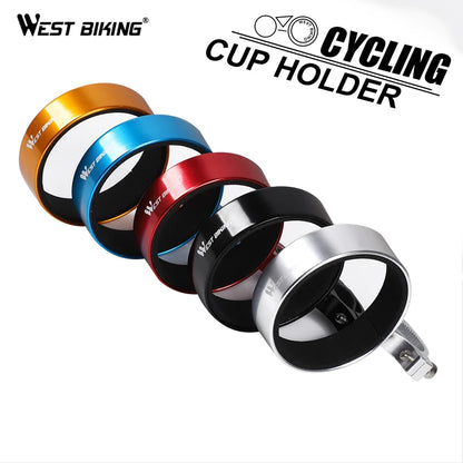 WEST BIKING Bicycle Bottle Holder Cage Cycling Bottle Coffee Cup Holder Tea Cup Bike Bracket Aluminum Bicycle Bottle Cage Holder