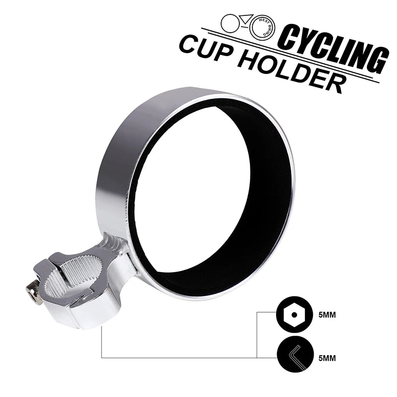 WEST BIKING Bicycle Bottle Holder Cage Cycling Bottle Coffee Cup Holder Tea Cup Bike Bracket Aluminum Bicycle Bottle Cage Holder