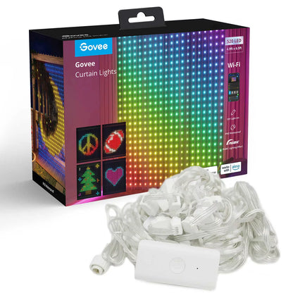 Govee RGBIC Multi-Color Smart Wi-Fi Curtain Lights