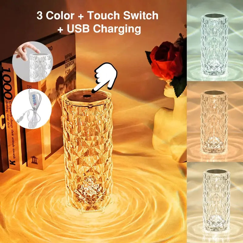 LED Crystal Lamp Light