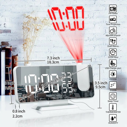 LED Digital Projection Clock - MyGadgets411