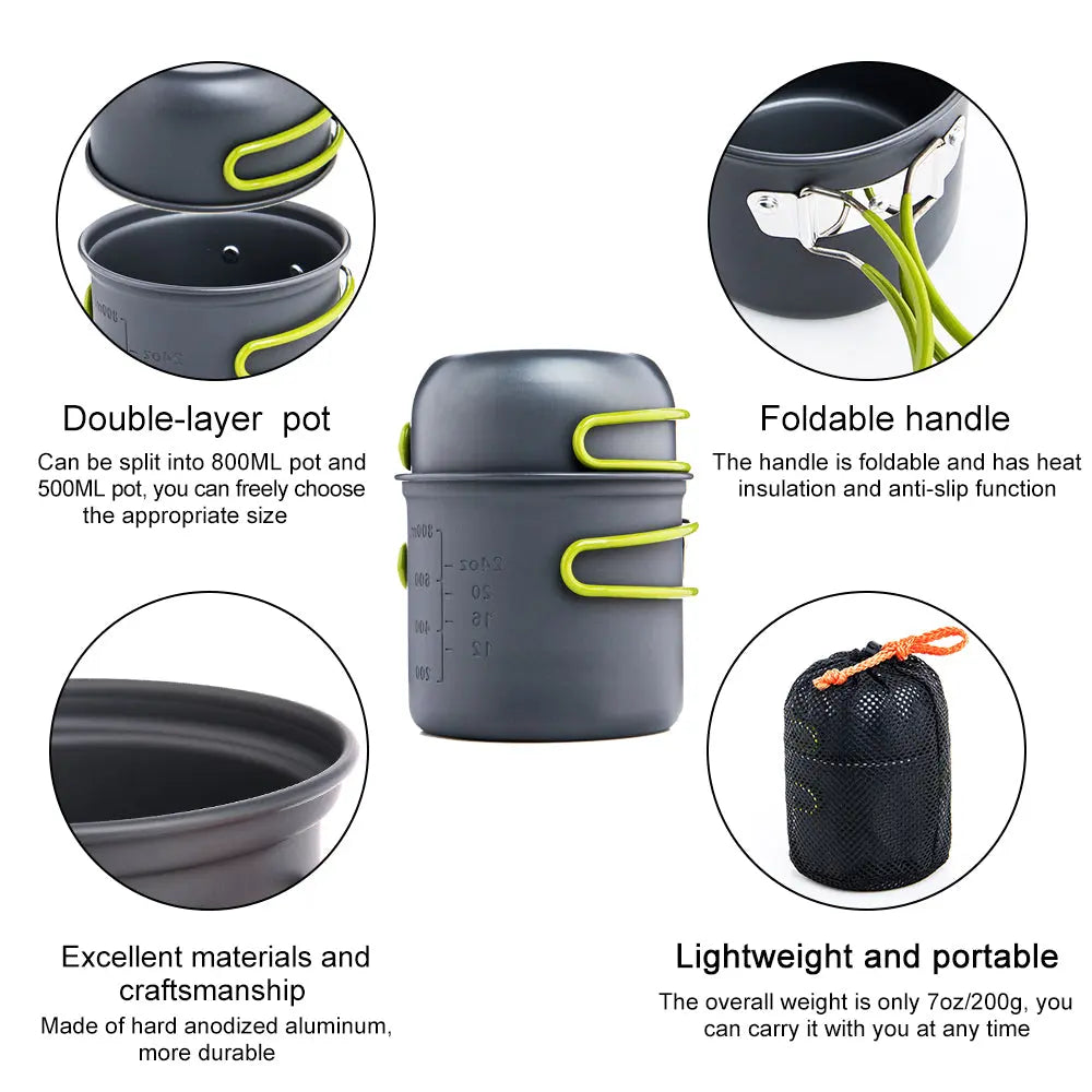 Outdoor Camping Tableware Kit MyGadgets411