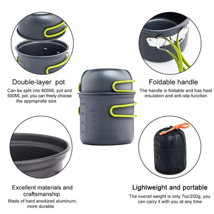 Outdoor Camping Tableware Kit MyGadgets411