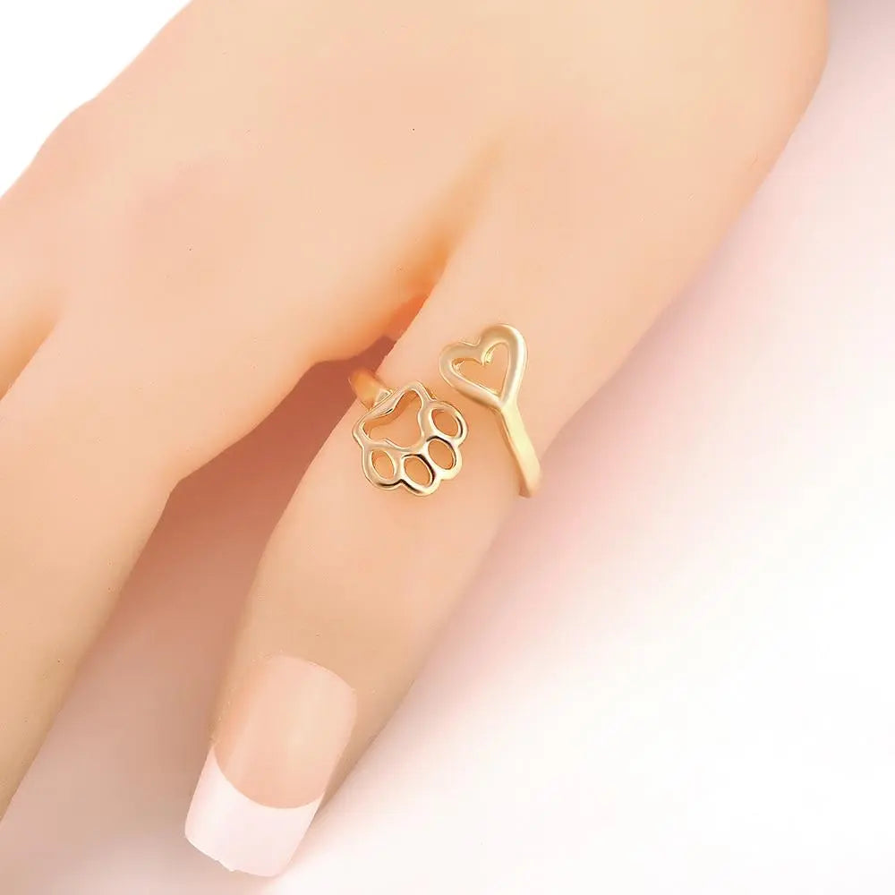 Paw Heart Ring - MyGadgets411