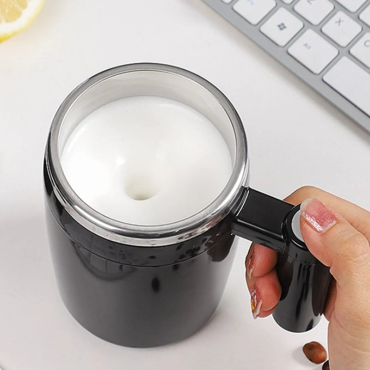 Self Stirring Coffee Cup