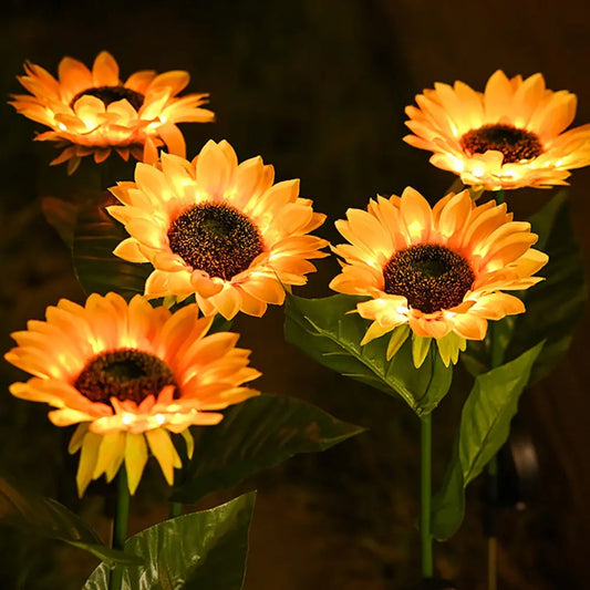 Sunflowers Solar Lawn Light - MyGadgets411