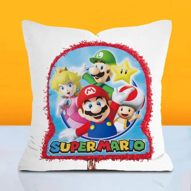 Super Mario Bros Pillow with Cover