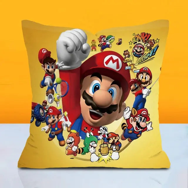 Super Mario Bros Pillow with Cover