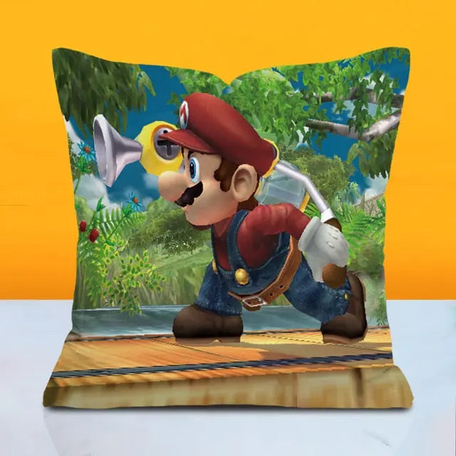 Super Mario Bros Pillow with Cover MyGadgets411