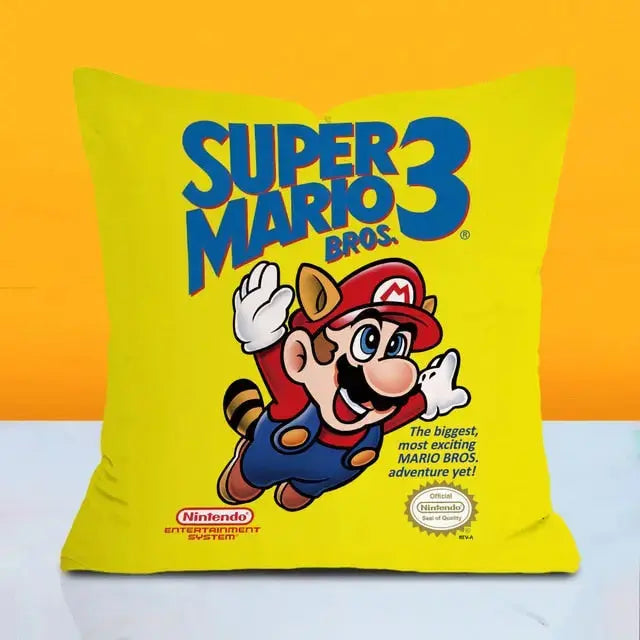 Super Mario Bros Pillow with Cover MyGadgets411