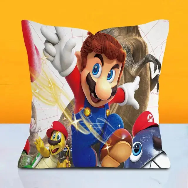 Super Mario Bros Pillow with Cover MyGadgets411