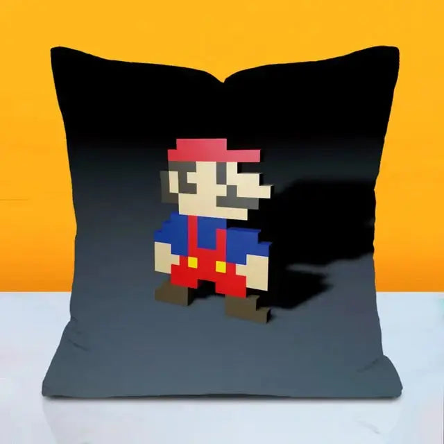 Super Mario Bros Pillow with Cover MyGadgets411