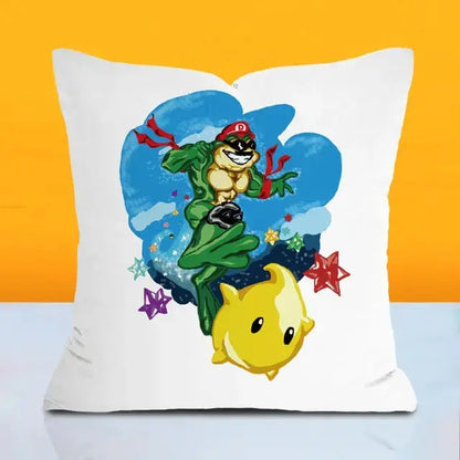 Super Mario Bros Pillow with Cover MyGadgets411