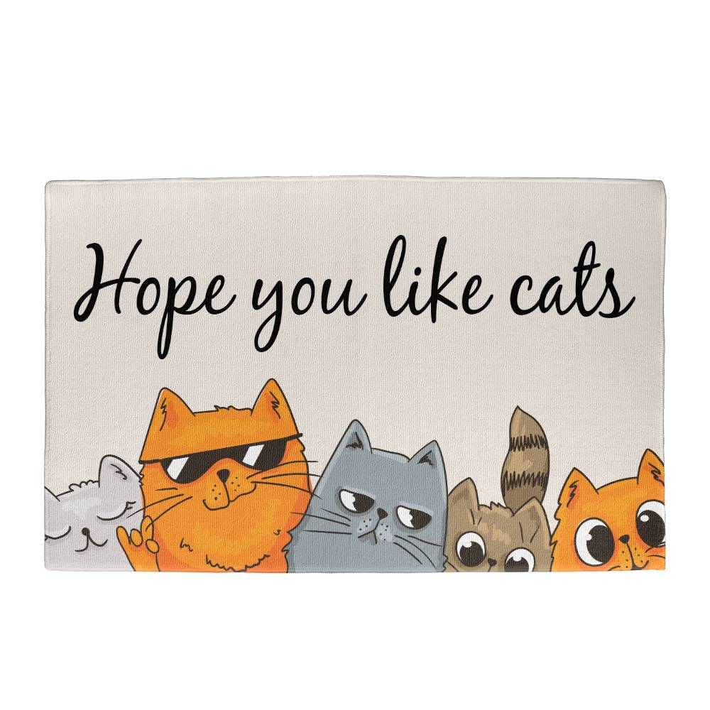 Hope you like Cats - Welcome Mat