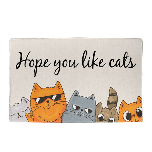 Hope you like Cats - Welcome Mat