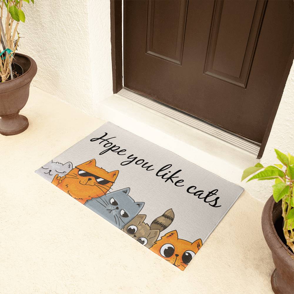 Hope you like Cats - Welcome Mat