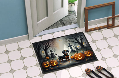 Dachshund Spooky Halloween Doormat