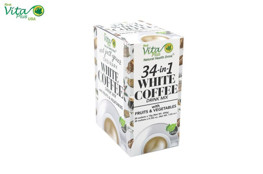 First Vita Plus 34-in-1 White Coffee Health Pack