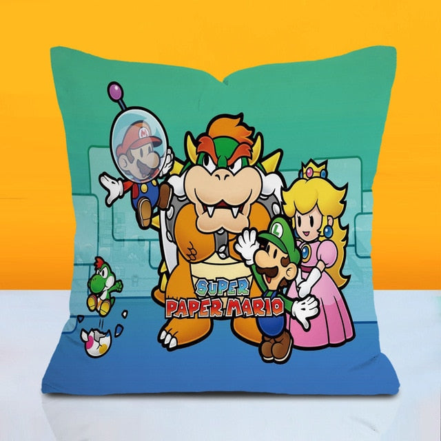 Super Mario Bros Pillow with Cover - MyGadgets411