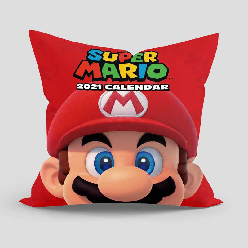 Super Mario Bros Pillow with Cover - MyGadgets411