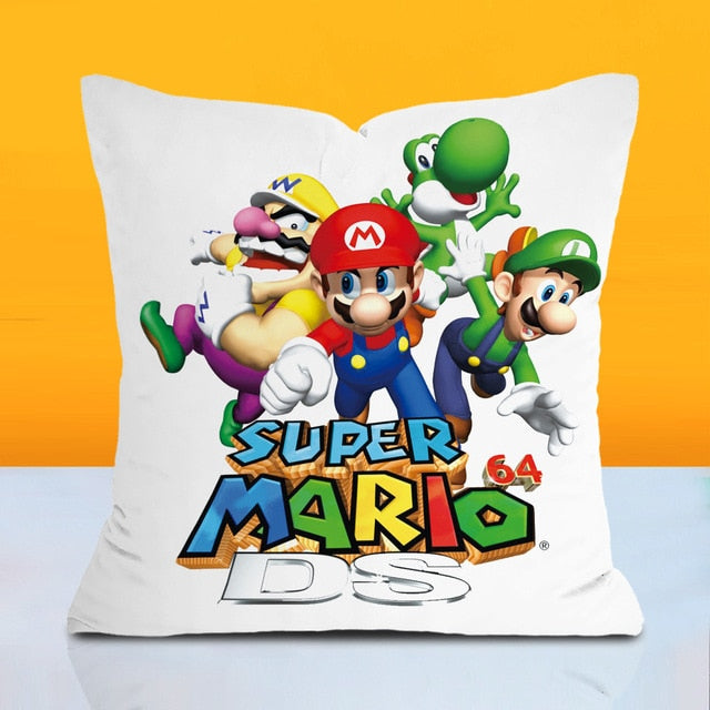 Super Mario Bros Pillow with Cover - MyGadgets411