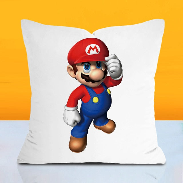 Super Mario Bros Pillow with Cover - MyGadgets411