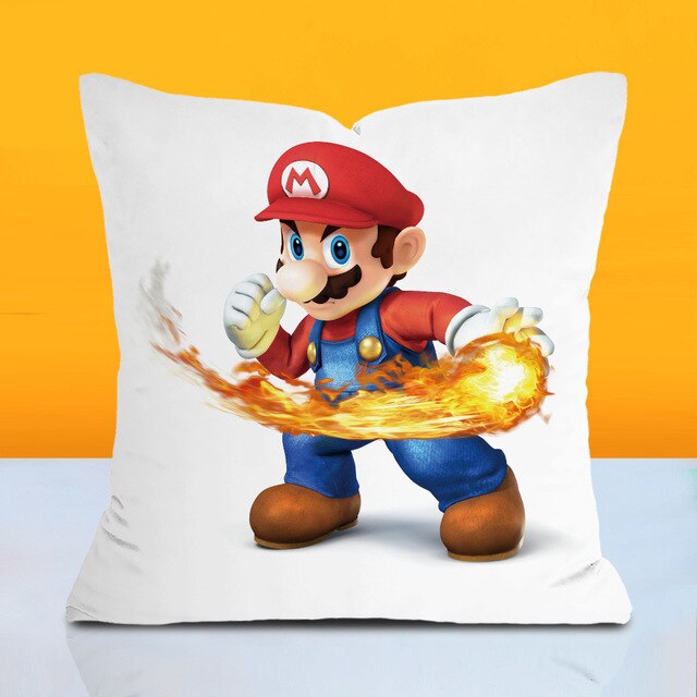 Super Mario Bros Pillow with Cover - MyGadgets411