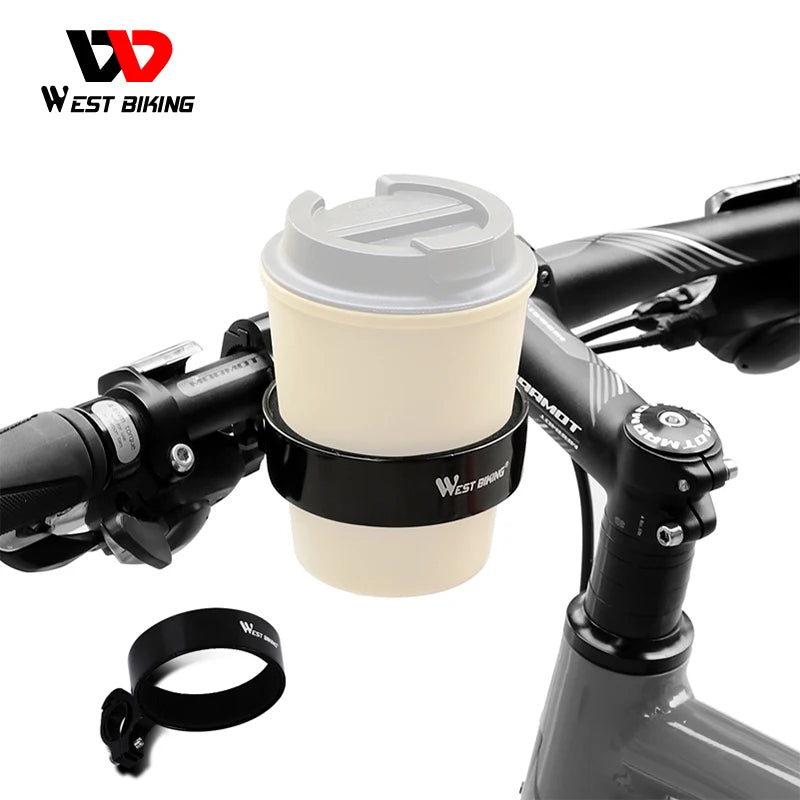 WEST BIKING Bicycle Bottle Holder Cage Cycling Bottle Coffee Cup Holder Tea Cup Bike Bracket Aluminum Bicycle Bottle Cage Holder