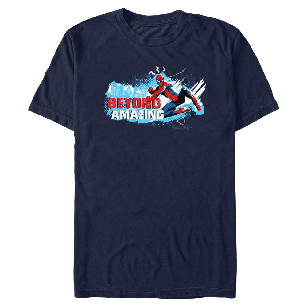 Men's Marvel Spider-Man Beyond Amazing BEYOND SWING POSE T-Shirt