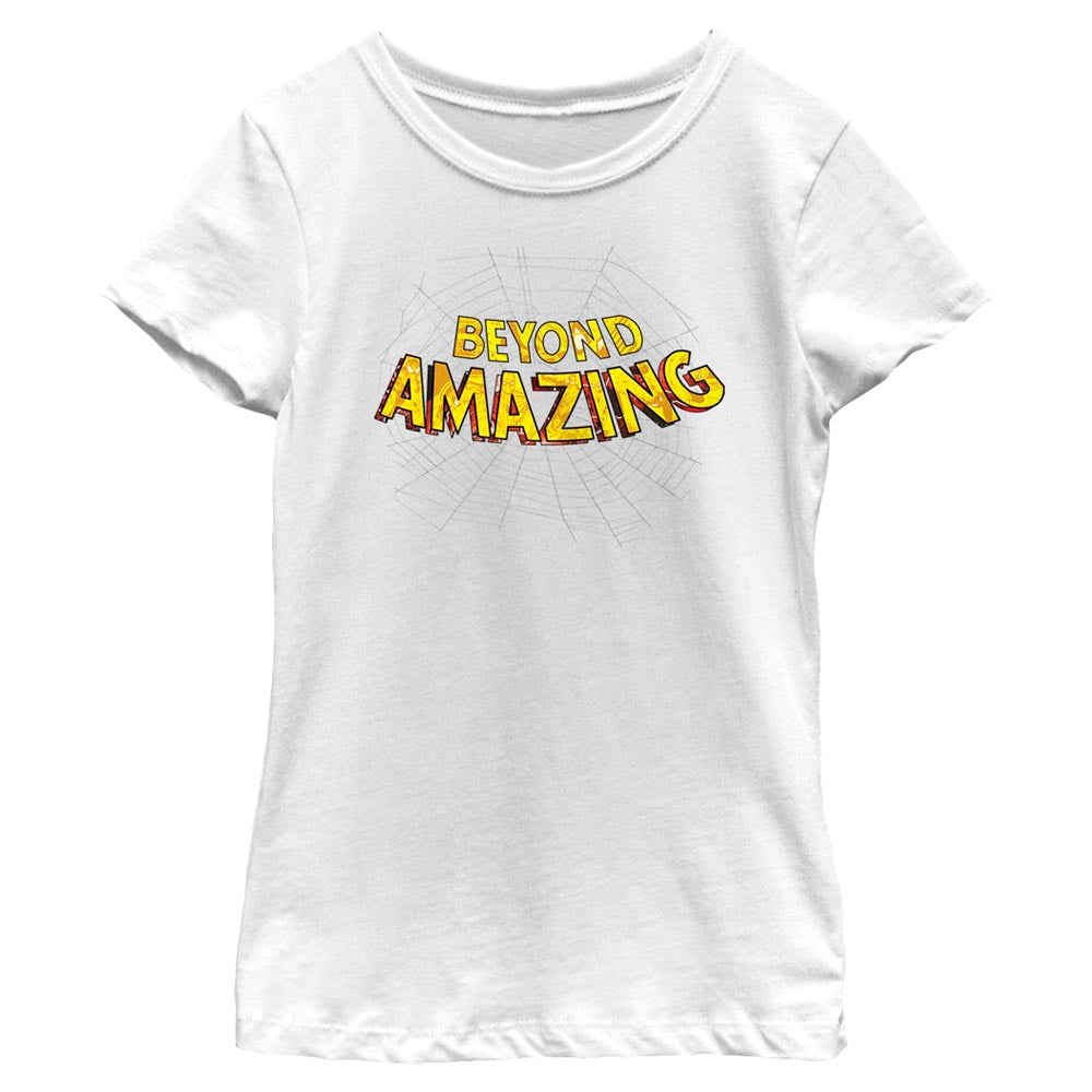 Girl's Marvel Spider-Man Beyond Amazing WEB BEYOND SPIDEY T-Shirt