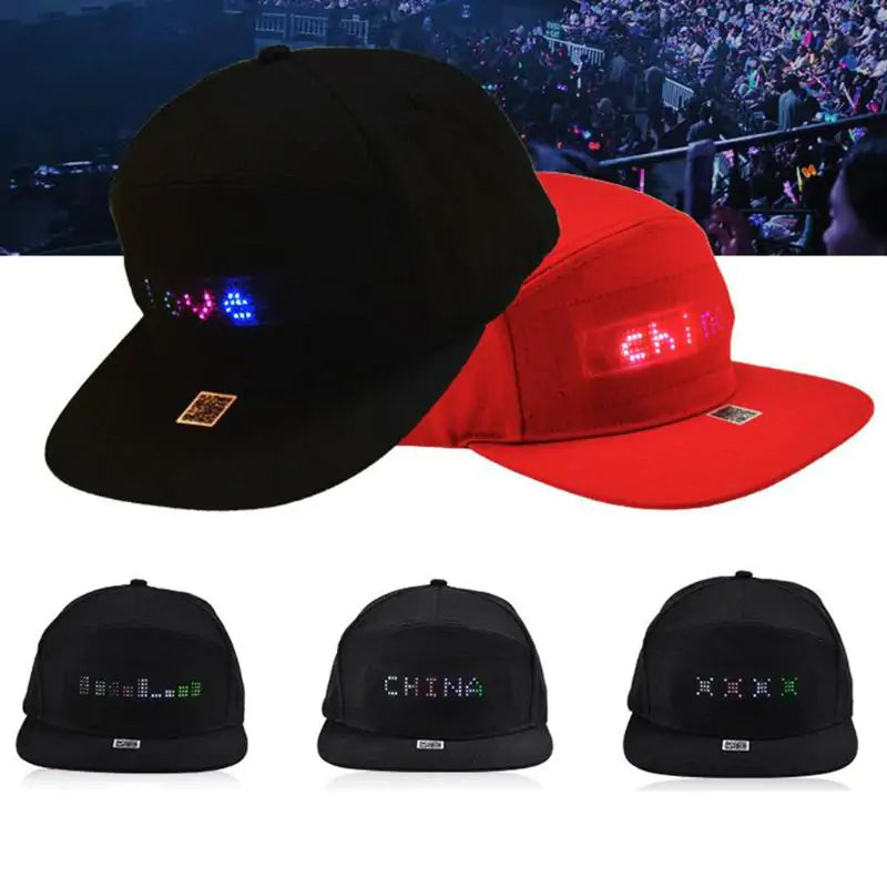 LED APP Controlled Baseball Cap