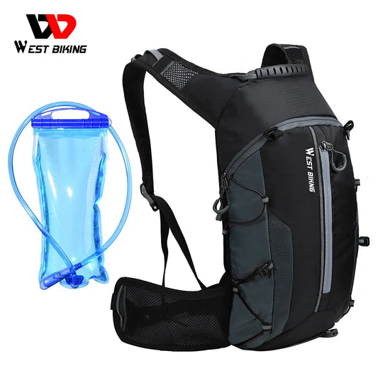 WEST BIKING Bicycle Bag Water Bag 10L Portable Waterproof Sports Bag MTB Road Bike Cycling Hiking Climbing Hydration Backpack