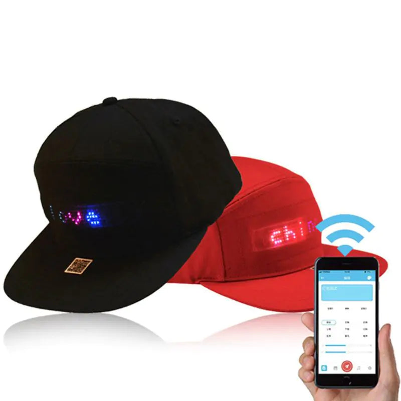 LED APP Controlled Baseball Cap