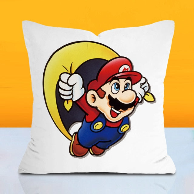 Super Mario Bros Pillow with Cover - MyGadgets411