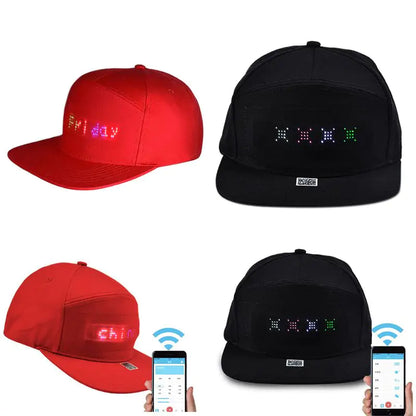 LED APP Controlled Baseball Cap