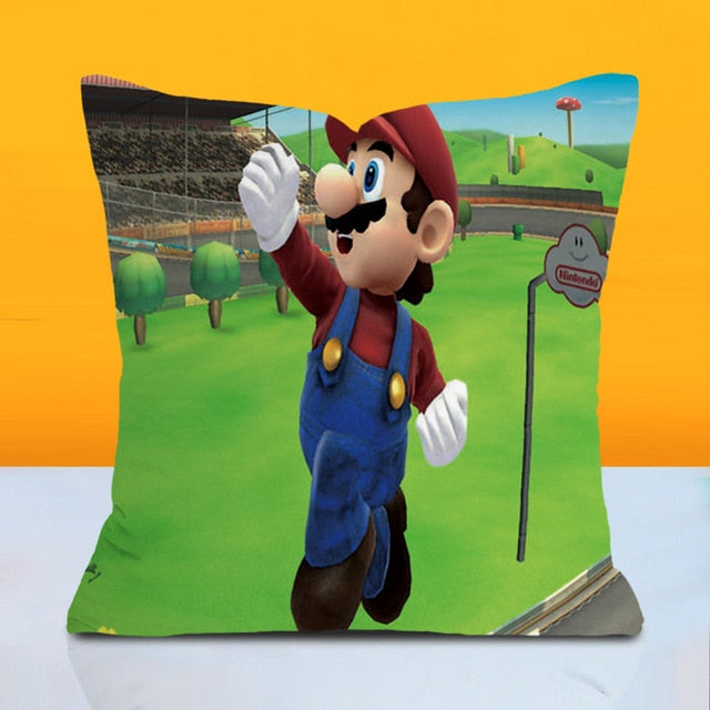 Super Mario Bros Pillow with Cover - MyGadgets411